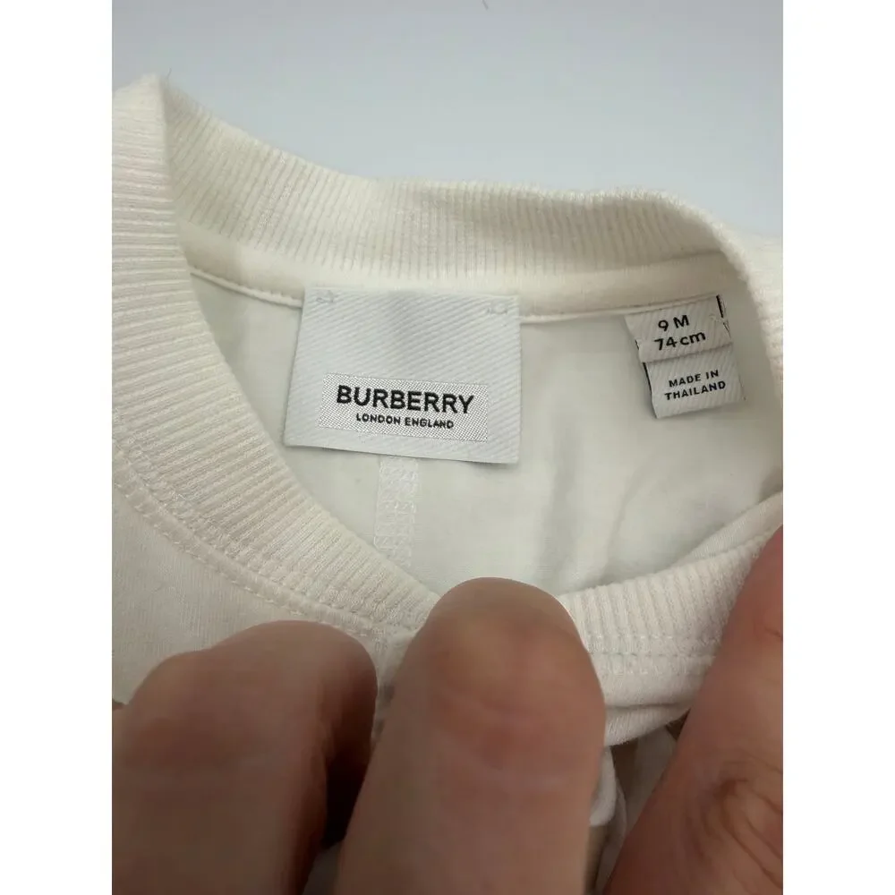 Burberry cleo footie 9m